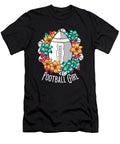 1 American Football Footballer Player Football Girl Crazy Squirrel T-Shirt