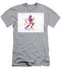1 American Football Quarterback Running with Ball NFL Player Col Jesp Art and Decor T-Shirt