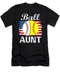 1 Ball Aunt Baseball Softball Dhbubble T-Shirt