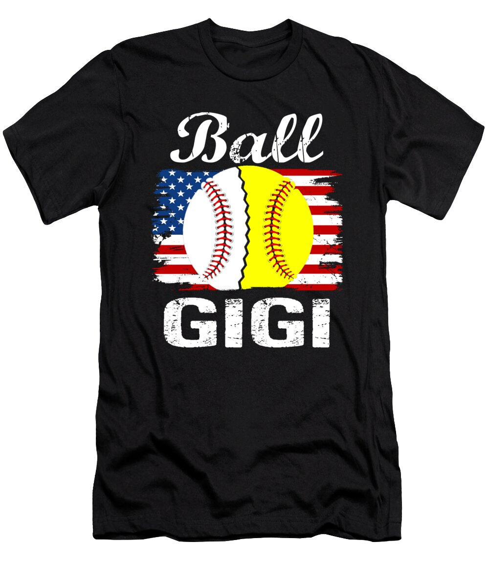 1 Ball Gigi Baseball Softball Dhbubble T-Shirt