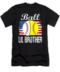 1 Ball Lil Brother Baseball Softball Dhbubble T-Shirt
