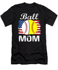 1 Ball Mom Baseball Softball Dhbubble T-Shirt