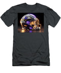 1 Baltimore Ravens Football Helmet Kevin Walker and Pixel Reverie T-Shirt