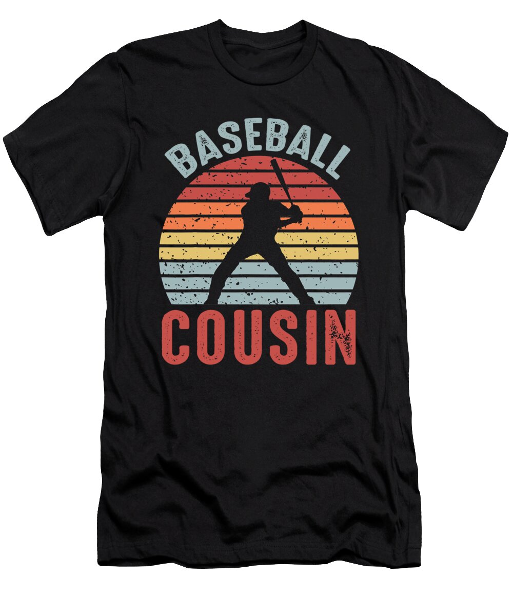 1 Baseball Cousin Fathers Day Dhbubble T-Shirt
