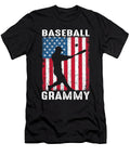 1 Baseball Grammy USA Flag Catcher Fathers Day Dhbubble T-Shirt