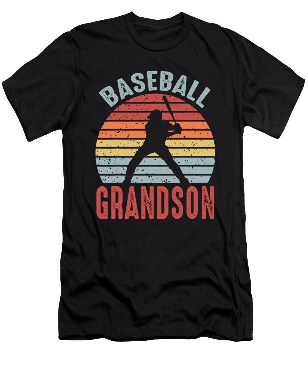 1 Baseball Grandson Fathers Day Dhbubble T-Shirt