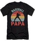 1 Baseball Papa Fathers Day Dhbubble T-Shirt