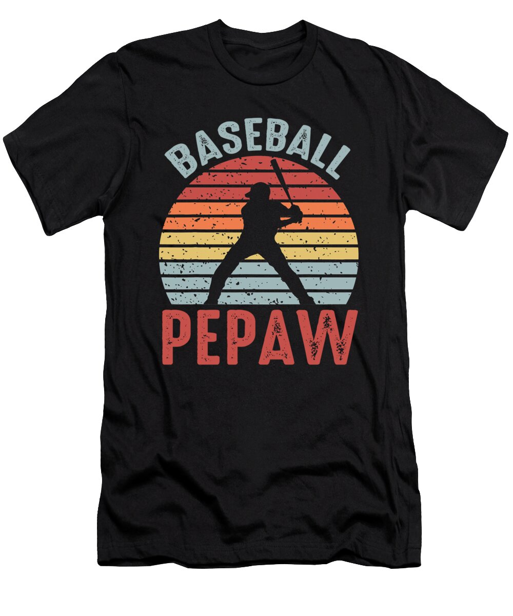 1 Baseball Pepaw Fathers Day Dhbubble T-Shirt