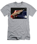 1 Cricket Ball Bat and Australia Flag Allan Swart T-Shirt