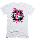 1 Dig for Cure Ribbon Volleyball Pink Breast Natalie Lidford T-Shirt