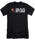 1 Fire in My Heart Ice in My Veins Ice Hockey Gift Bi Nutz T-Shirt