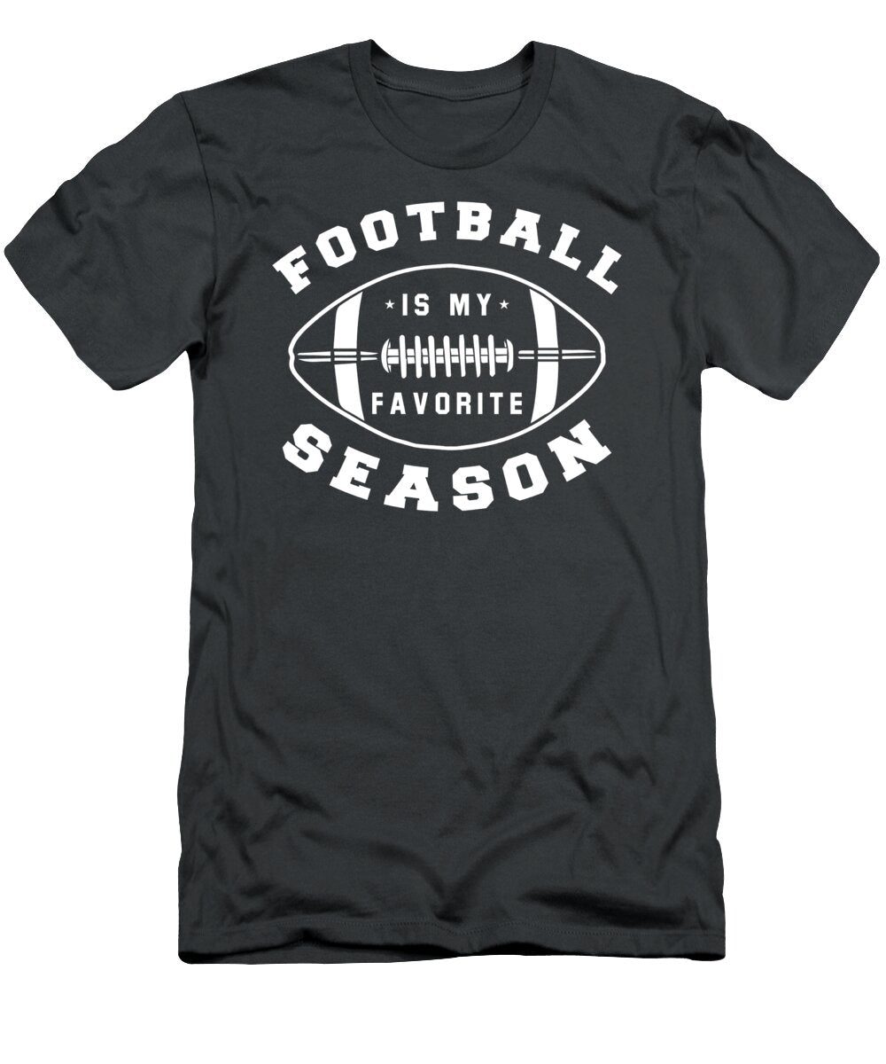 1 Football Is My Favorite Season for Sport College Football Tom Schiesswald T-Shirt