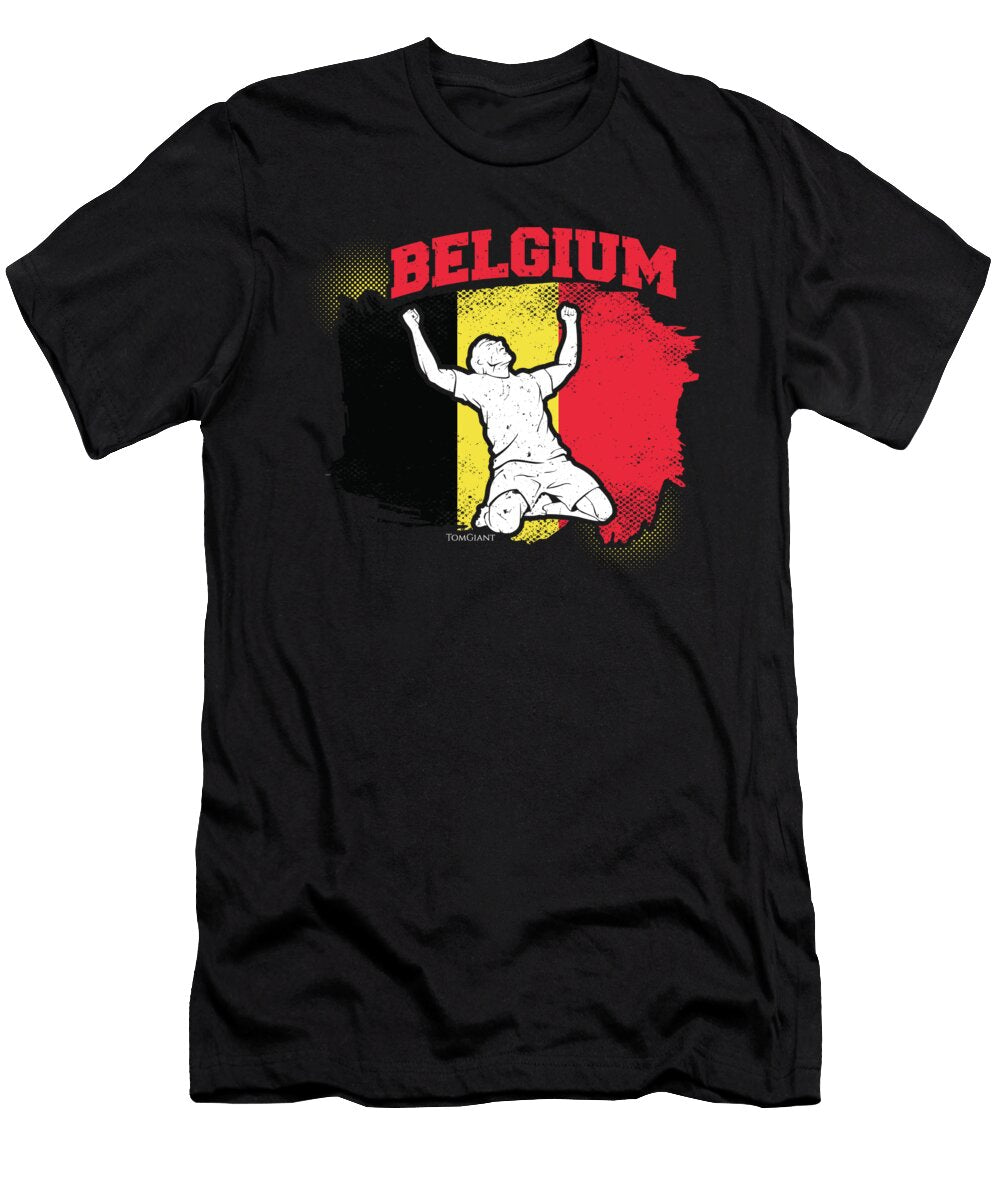 1 Football Worldcup Belgium Belgians Soccer Team Sports Footballer Rugby Gift Thomas Larch T-Shirt