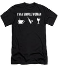 1 Funny Cricket Athlete Sports Simple Man Lukas Davis T-Shirt