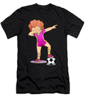 1 Funny Soccer Girl Dabbing Team Soccer Player Gift Muc Designs T-Shirt