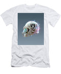1 Futuristic Raiders Football Helmet Kevin Walker and Pixel Reverie T-Shirt