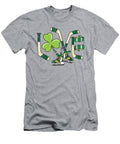 1 Ice Hockey Love St Patricks Day Cute Gift Goalie Clover Boys Julie Hurst T-Shirt
