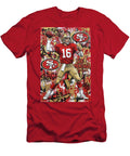 1 Joe Montana Graffiti Poster Football Player NFL Sampadart Gallery T-Shirt