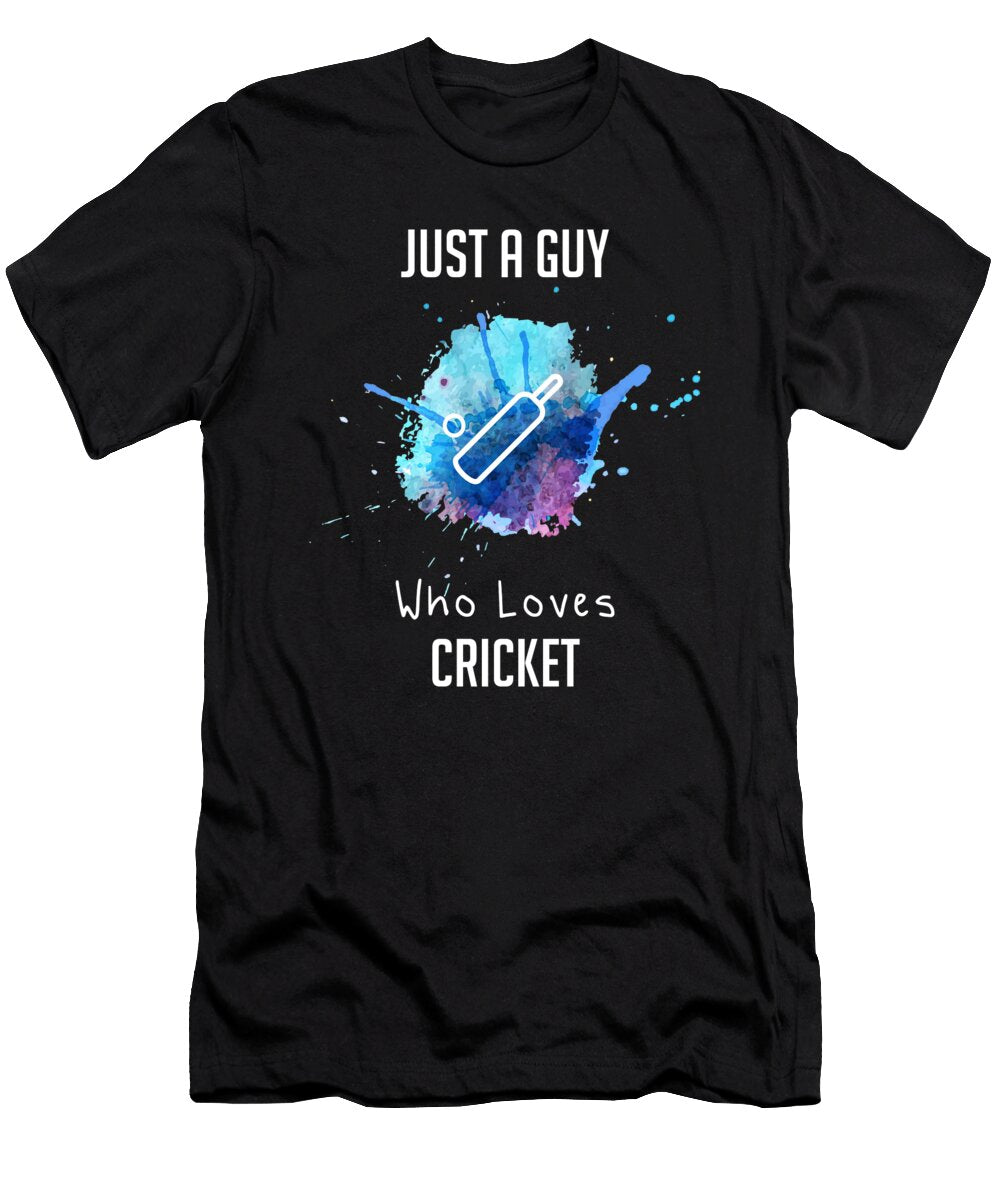1 Just a Guy Who Loves Cricket Cynto T-Shirt