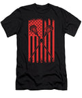 1 Lacrosse Player Gift Idea American Flag Lacrosse Sticks Kanig Designs T-Shirt