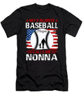 1 My Favorite Baseball Player Calls Me Nonna Baseball USA Flag Dhbubble T-Shirt