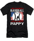 1 My Favorite Baseball Player Calls Me Pappy Baseball USA Flag Dhbubble T-Shirt