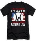 1 My Favorite Player Calls Me Father in Law Baseball USA Flag Dhbubble T-Shirt