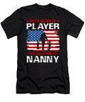 1 My Favorite Player Calls Me Nanny Baseball USA Flag Dhbubble T-Shirt
