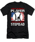 1 My Favorite Player Calls Me Stepdad Baseball USA Flag Dhbubble T-Shirt
