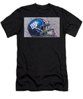 1 New York Giants Helmet Kevin Walker and Pixel Reverie T-Shirt