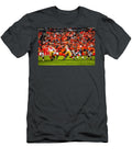 1 Peyton Manning Dropping Back to Pass Mountain Dreams T-Shirt