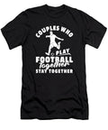 1 Player Couple Footballer American Football Crazy Squirrel T-Shirt