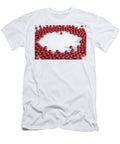 1 Red Cricket Sports Ball Array Allan Swart T-Shirt