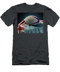 1 Rugby Ball and Fiji Flag Allan Swart T-Shirt