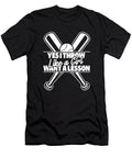 1 Softball Batter Yes I Throw Like a Girl Want a Lesson Crazy Squirrel T-Shirt