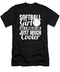 1 Softball Catcher Batter Pitcher Softball Crazy Squirrel T-Shirt