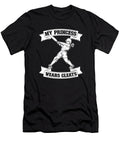1 Softball Mom Catcher Pitcher My Princess Wears Cleats Crazy Squirrel T-Shirt
