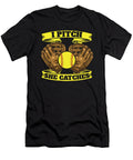 1 Softball Pitcher Batter Catcher I Pitch She Catches Crazy Squirrel T-Shirt