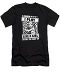 1 Softball Pitcher I Know I Play Like a Girl Try to Keep Up Crazy Squirrel T-Shirt