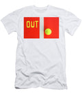 1 the Inscription Next to a Line of a Tennis Court with a Tennis Ball Daniele Mattioda T-Shirt