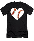 1 Vintage Baseball Heart Valentines Day Design for Players Art Frikiland T-Shirt