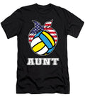 1 Volleyball Aunt Jersey Gift for Volleyball Aunt Players Martin Hicks T-Shirt