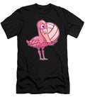 1 Volleyball Beach Vball Volleyball Flamingo Crazy Squirrel T-Shirt