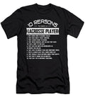 10 Reasons to Date a Lacrosse Player Goalie Wowshirt T-Shirt