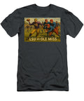10 Vintage Football Game Scene James Spears T-Shirt