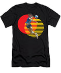 10 Volleyball Player Bump Action Dynamic Bump on Geometric Background Dream Stuff T-Shirt