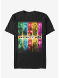 Marvel Avengers: Infinity War Hero Rainbow Panel T-Shirt