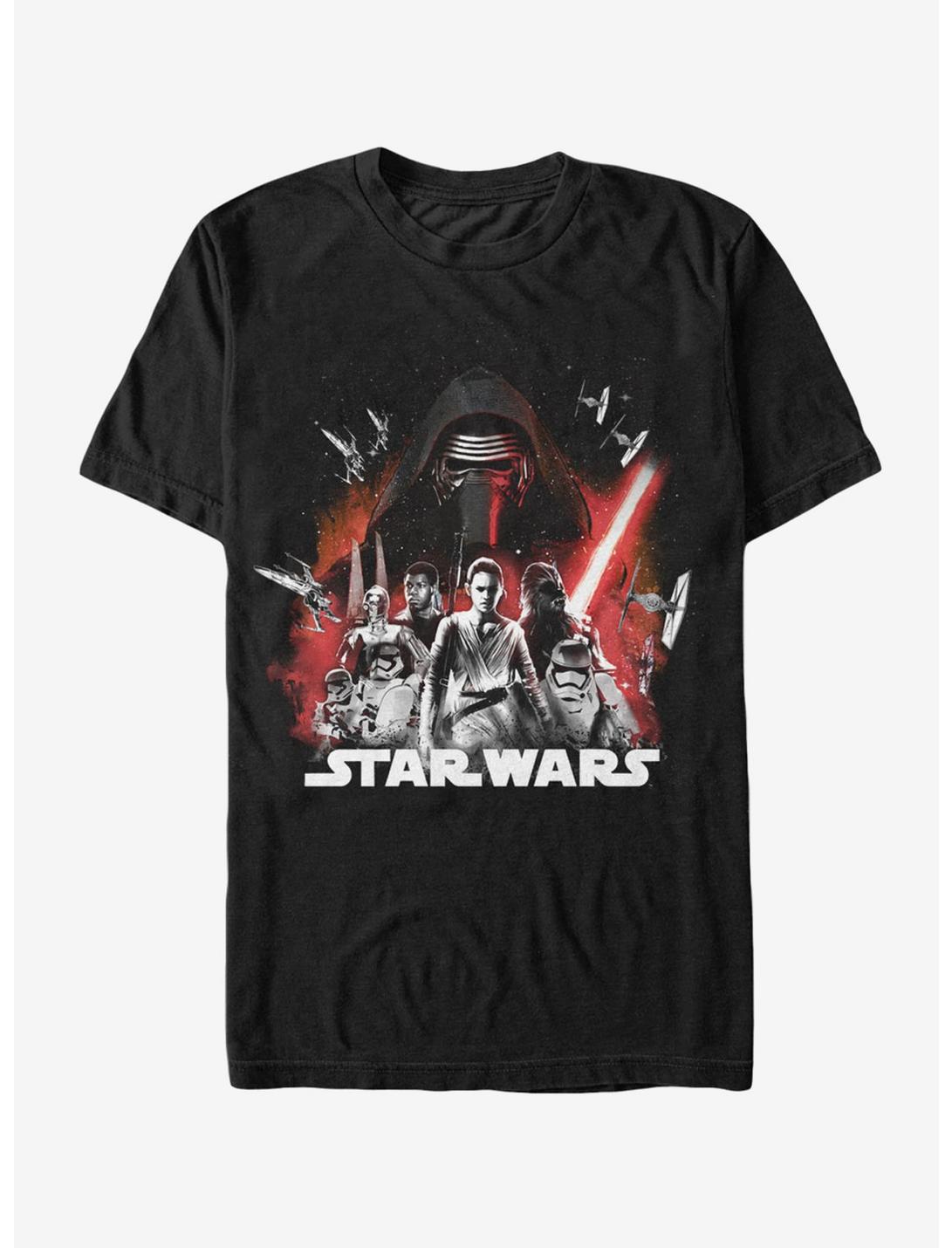 Star Wars Episode VII The Force Awakens Group T-Shirt