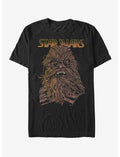 Star Wars Chewie Hair Cartoon T-Shirt