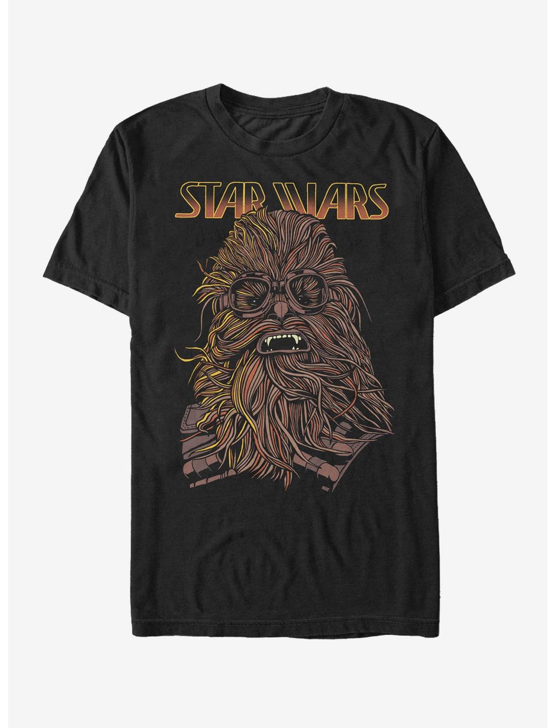 Star Wars Chewie Hair Cartoon T-Shirt